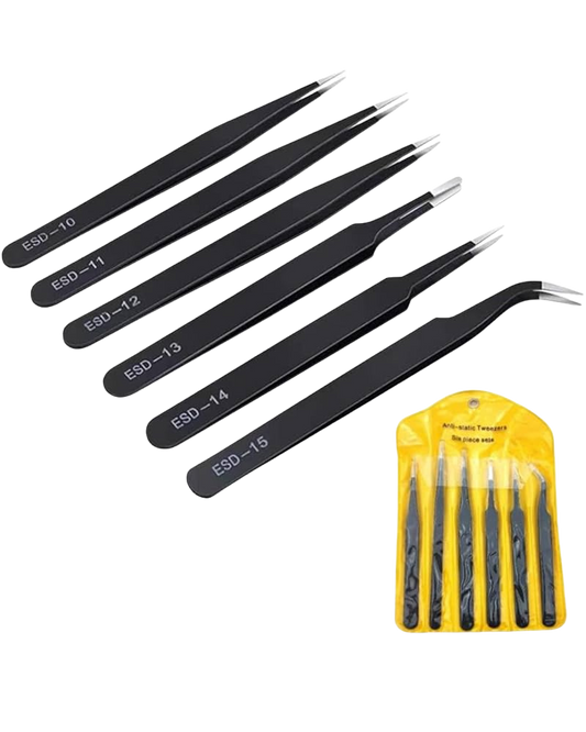 Tweezers 6pcs Set سيرية ملقاط