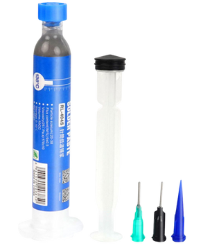 RELIFE RL-404S 138°C 10cc Low Temperature Lead-Free Solder Paste قصدير سائل