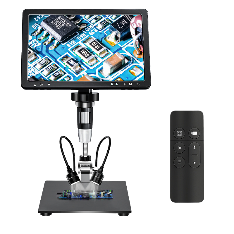 DM12 10.1-Inch 50X-1500X HDMI Digital Microscope IPS Screen 20MP مكبر ديجيتال