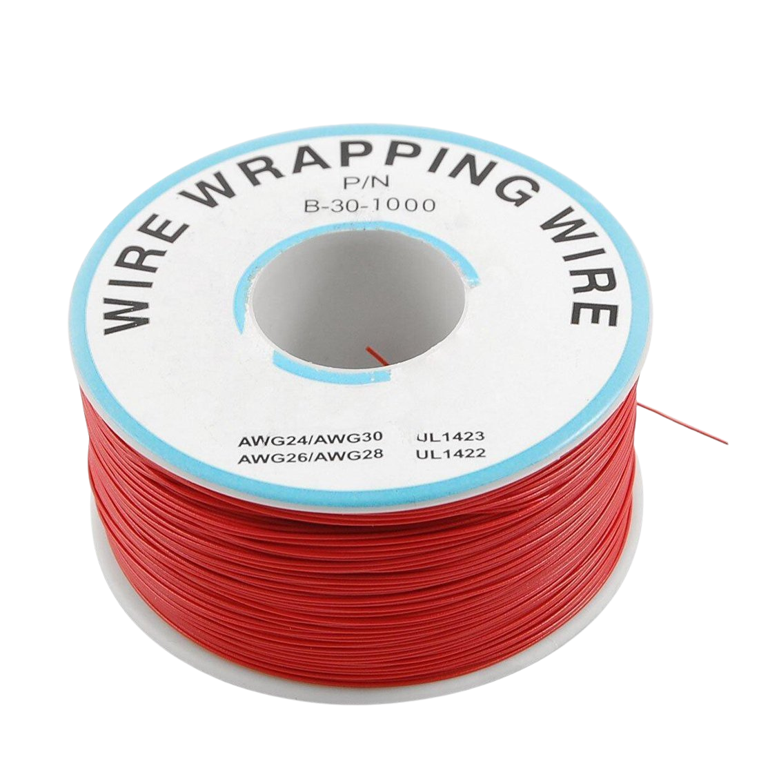 B-30-1000 30AWG Tin Plated Copper Wire Wrapping Cable سلك توصيل 1 متر