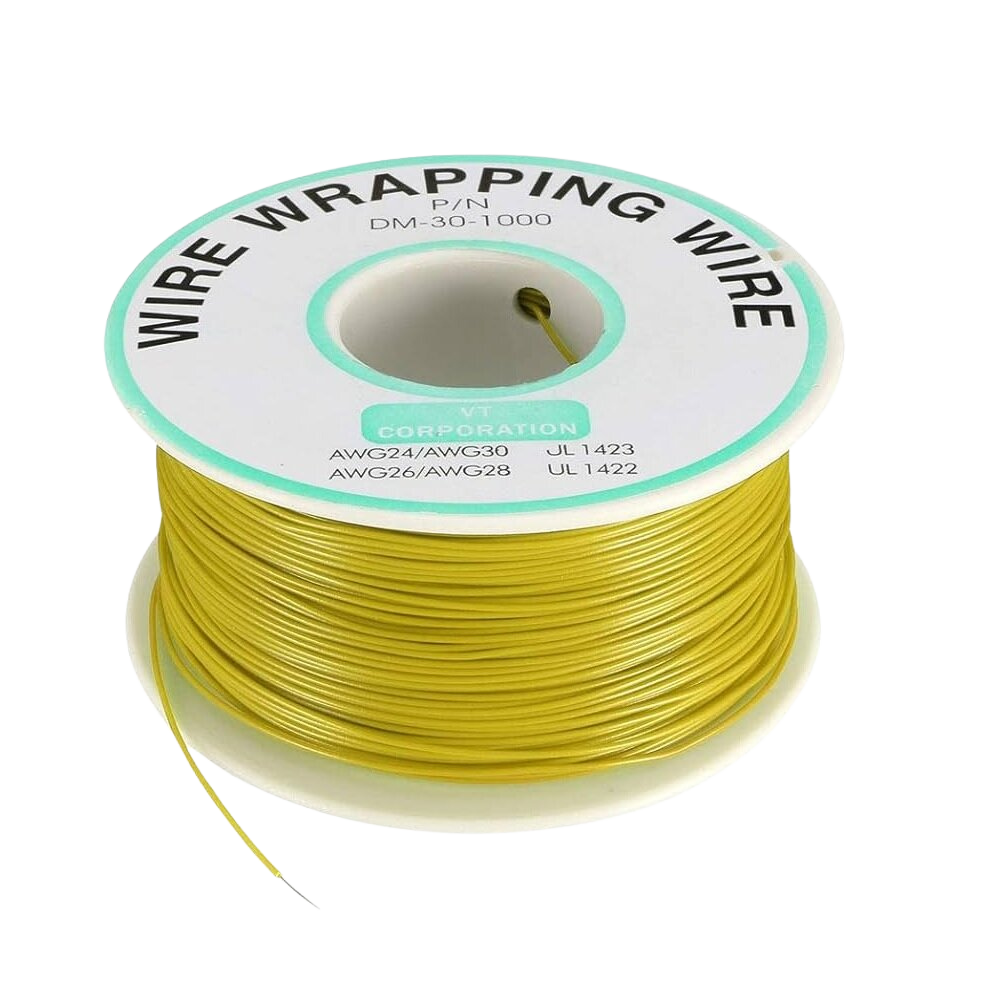 B-30-1000 30AWG Tin Plated Copper Wire Wrapping Cable سلك توصيل 1 متر
