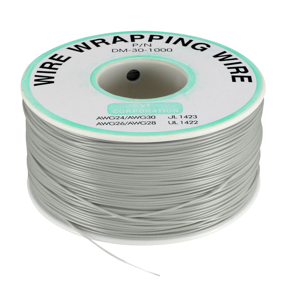 B-30-1000 30AWG Tin Plated Copper Wire Wrapping Cable سلك توصيل 1 متر