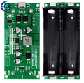 Micro USB 15W 3A 18650 Lithium Battery Charger Module DC-DC Step Up Booster 3.7V To 12V Fast Charge UPS Power Supply Converter 12V شحن و تفريغ و رافع جهد