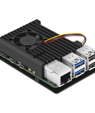 Raspberry Pi 5 Cooling Fan Heat Sink Metal Case