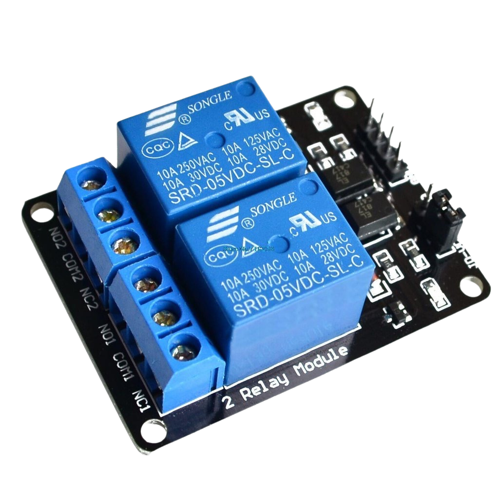 2 Channels 5V Relay Module ريلي زوجي