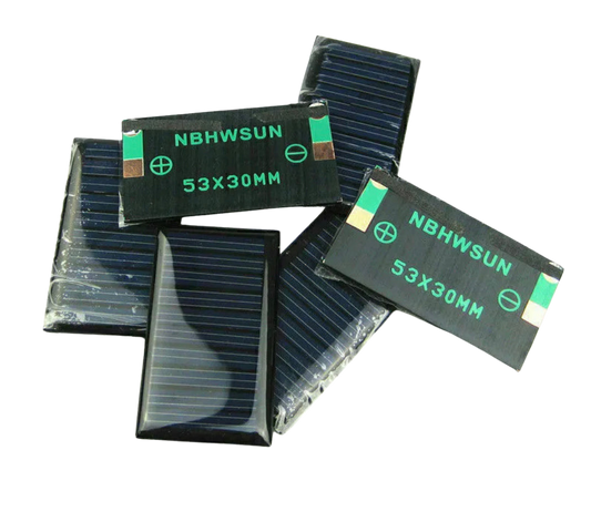 Solar Panel 5V 30mA 53x30mm خلية شمسية
