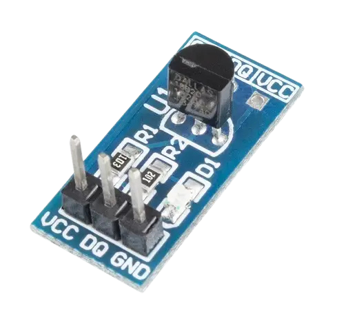 DS18B20 Digital temperature sensor module حساس حرارة ديجيتال
