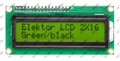 LCD 2X16 Green Light without I2C شاشة عرض