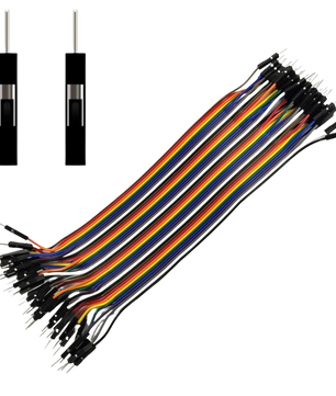 Jumper Wires 40PCS Set 20cm حزمة اسلاك توصيل