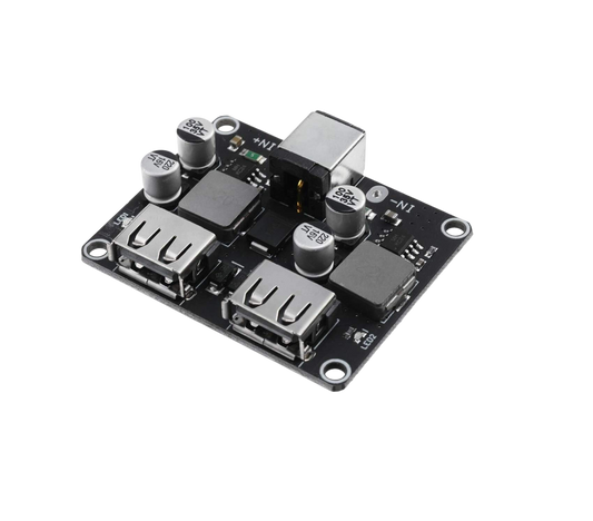 2 Channel USB QC3.0 QC2.0 DC-DC Buck Converter Charging Step Down Module 6-32V To 5V Fast Quick Charger Circuit Board خافض جهد من 6-32 الى 5 و شاحن سريع