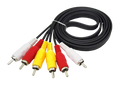 AV To AV Cable 1.5M 3RCA 3x3  كابل صص-صص