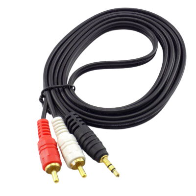 2 AV To 3.5mm Jack 1.5M Cable 2x1 خيط 2 صص-جاك صوت