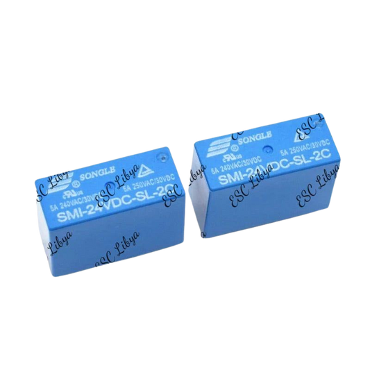 SMI-24VDC-SL-2C Relay 24V 5A 8Pins ريلي
