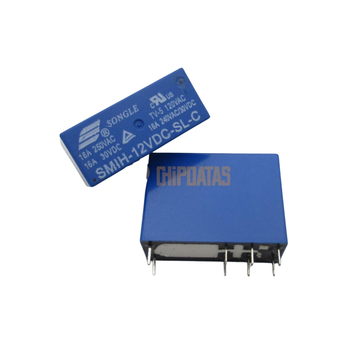 SMIH-12VDC-SL-C Relay 12V 16A 8pins ريلي