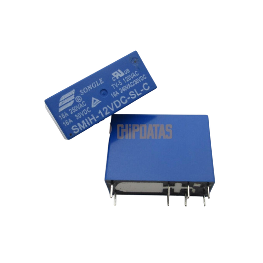 SMIH-12VDC-SL-C Relay 12V 16A 8pins ريلي
