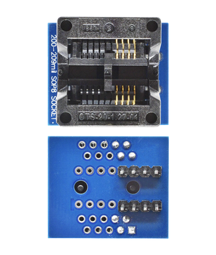 SOP8 To DIP8 200-209 mil OTS-20-1.27-01 SMD IC Programmer Adapter أدابتر مبرمجة