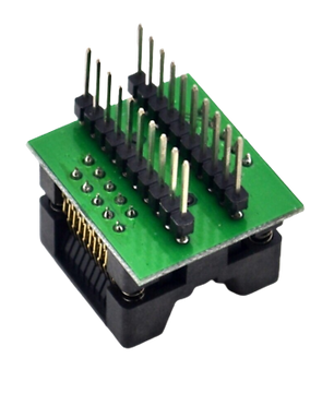 SOP20 To DIP20 300 mil OTS-20-1.27-01 SMD IC Programmer Adapter أدابتر مبرمجة