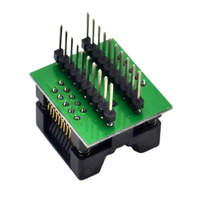 SOP20 To DIP20 300 mil OTS-20-1.27-01 SMD IC Programmer Adapter أدابتر مبرمجة