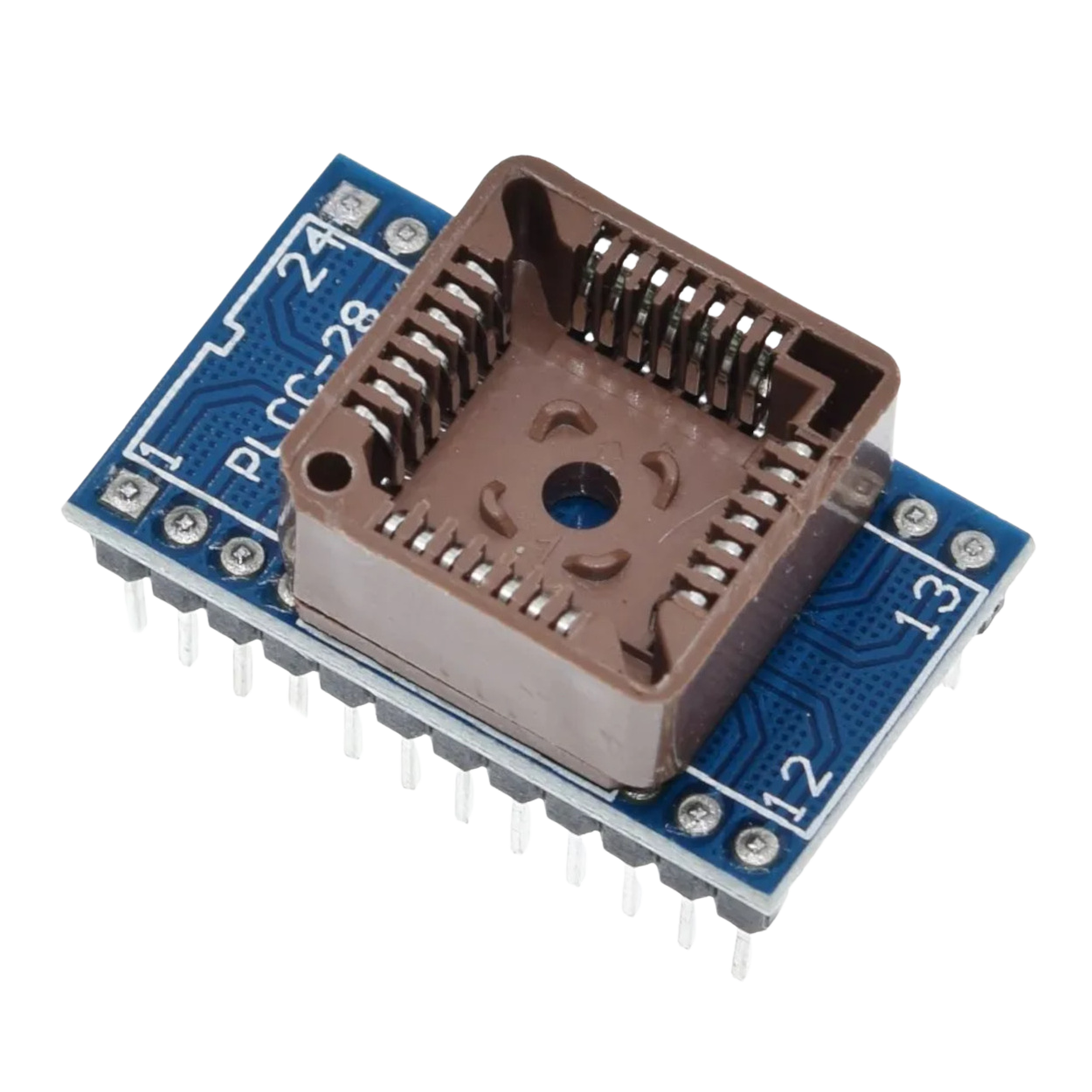 PLCC28 To DIP28 SMD IC Programmer Adapter Socket أدابتر مبرمجة
