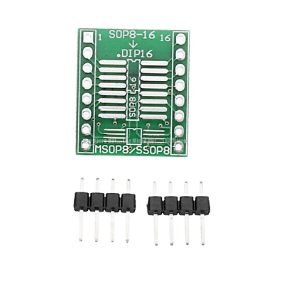 SOP8-16 To DIP16 MSOP8/SSOP8 SMD IC Programmer Adapter أدابتر مبرمجة