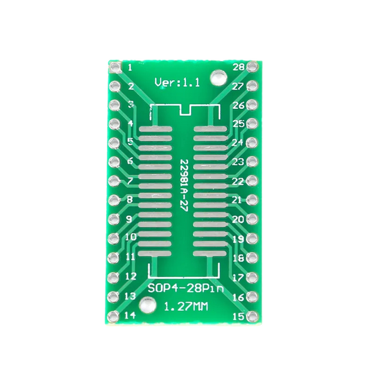 SOP28 To DIP28 SMD IC Programmer Adapter أدابتر مبرمجة