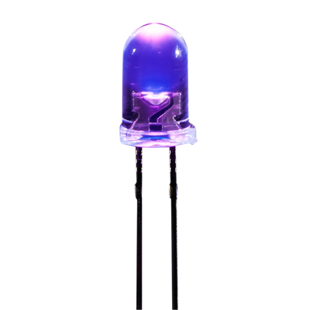 5mm Ultraviolet UV Led ليد الإشاعة فوق البنفسجية