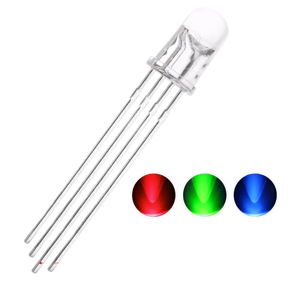 5mm RGB Led Light Emitting Diode ليد متعدد الألوان