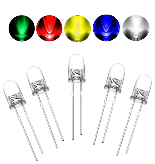 5mm Transparent Led Light Emitting Diode ليد ضوئي