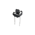Micro Tactile Momentary Switch 6*6*5mm 2pins مفتاح بش بطم صغير