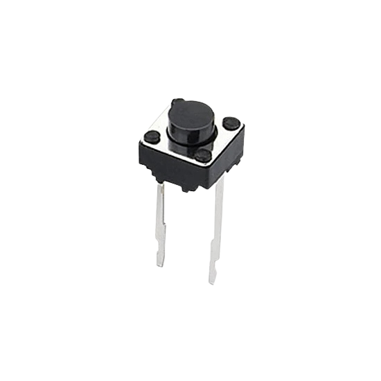 Micro Tactile Momentary Switch 6*6*5mm 2pins مفتاح بش بطم صغير