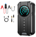 Portable Car Battery Jump Starter with Air Compressor, 1000A 150PSI Peak Jump Starter Battery Pack, 12V Jumper Starter Box باور بانك بطارية سيارة + كمبرسوري هواء