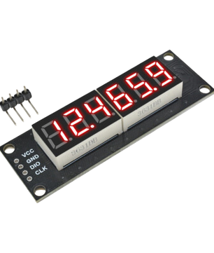 TM1637 0.36 Inch 6-Digit 7-Segment Digital LED Display Module