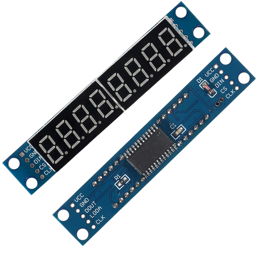 MAX7219 8-Digit 7-Segment Digital LED Display Module