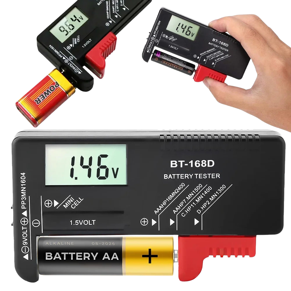 BT-168D Battery Tester Digital Voltmeter