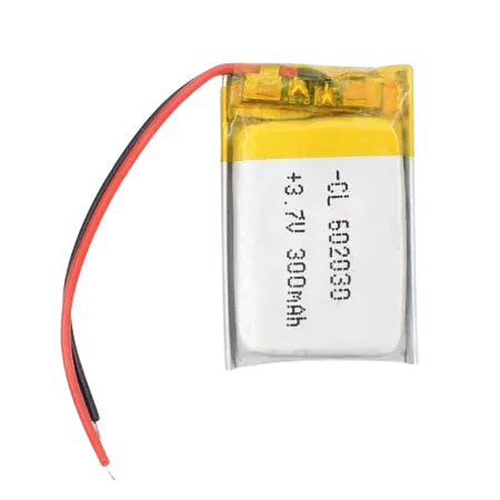 3.7V 300mAh 602030 Lithium Battery
