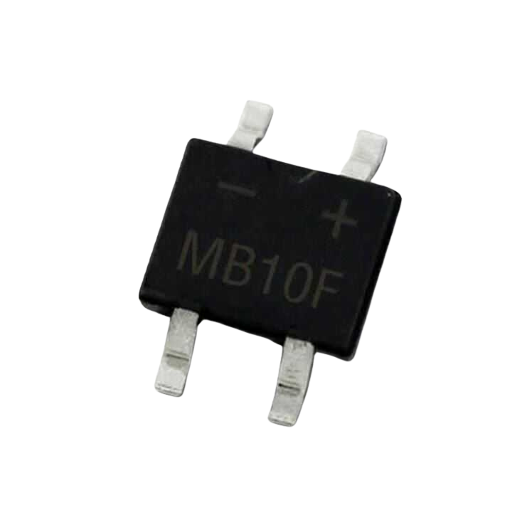MB10F SMD Bridge Rectifier Diode 0.8A 1000V  ديود مطبوع