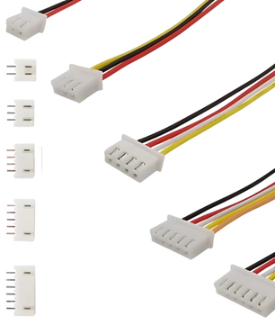 XH2.54-2/3/4/5/6/8/10Pins Male/Female Wire 30cm وصلات ذكر و انثى