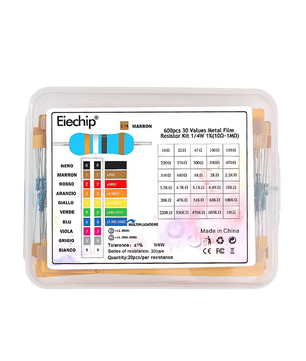 600pcs Resistor Kit 10R-1M 30 Value كت مقاومات
