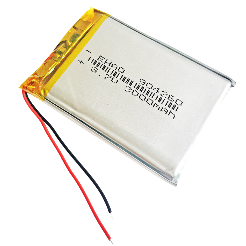 3.7V 3000mAh 904260 Lithium Battery بطارية ليثيوم