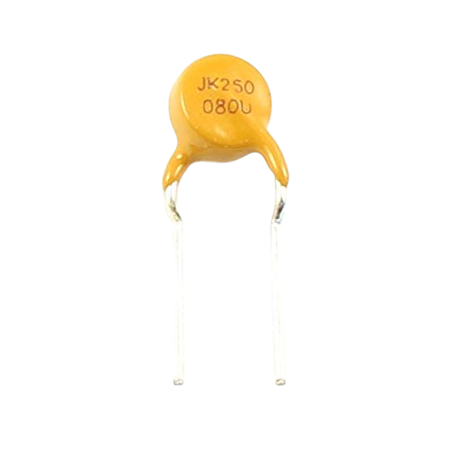 Polymer PPTC PTC Resettable Fuse JK250-080U 80mA
250v ثرموستور بي تي سي