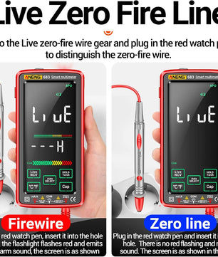ANENG 683 Touch Smart Multimeter 6000 Counts Rechargeable جهاز قياس شاشة لمس