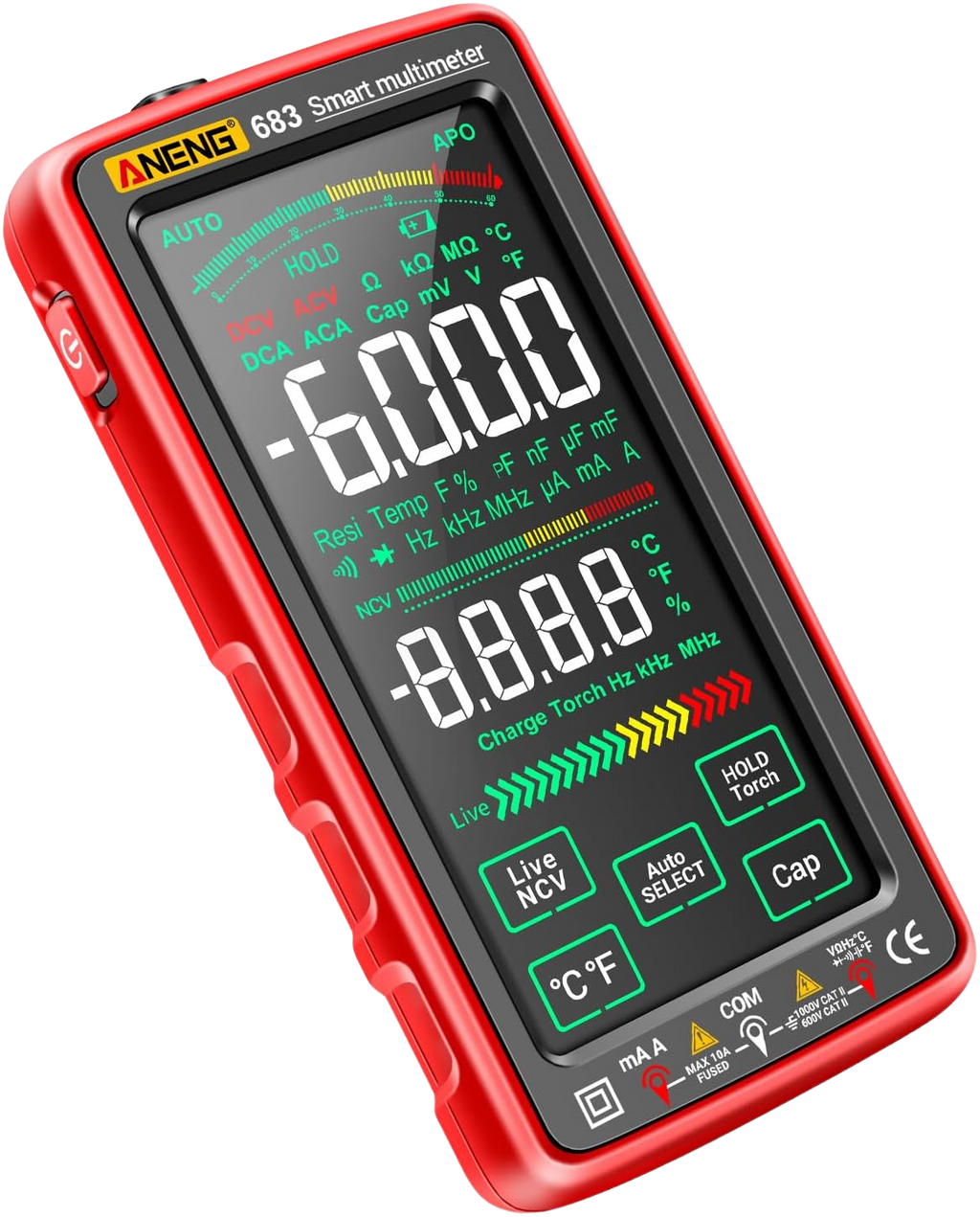 ANENG 683 Touch Smart Multimeter 6000 Counts Rechargeable جهاز قياس شاشة لمس