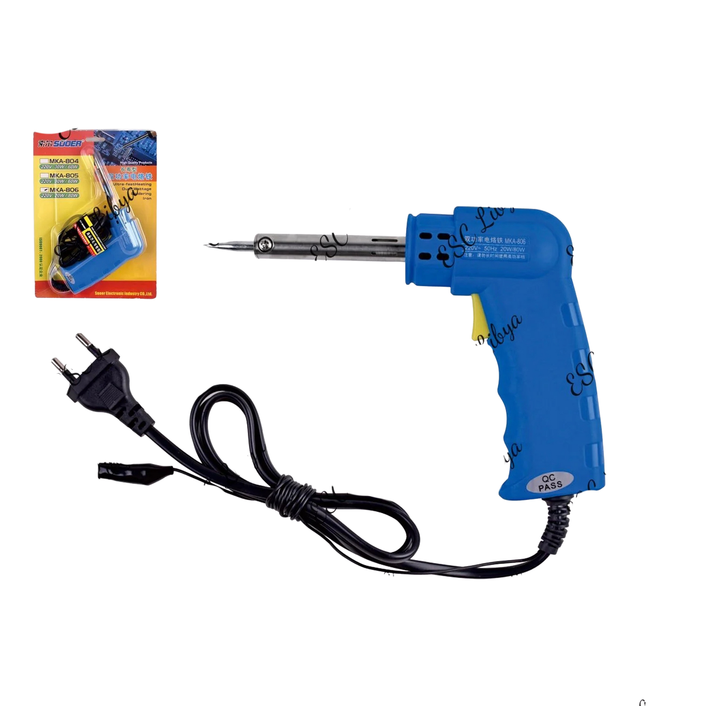 Dual Wattage Soldering Iron MKA-805 30W/60W كاوية مسدس