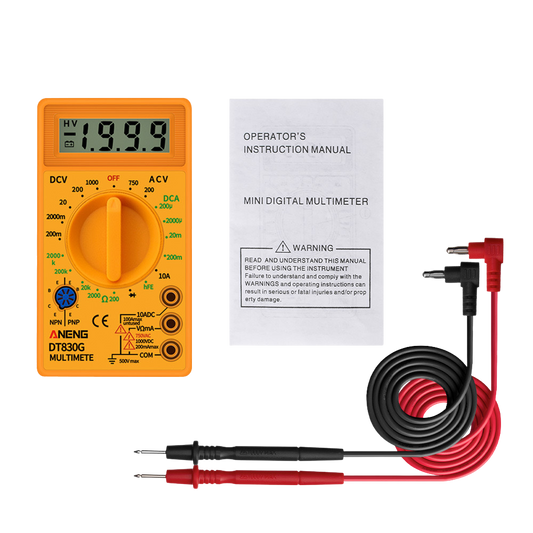 ANENG DT830G Multimeter (بدون بطارية)