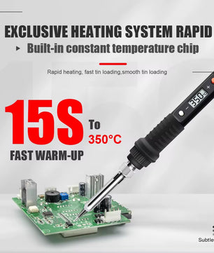 JCD 908S 80W Digital Display Adjustable Soldering Iron كاوية متغيرة الحرارة بالشاشة