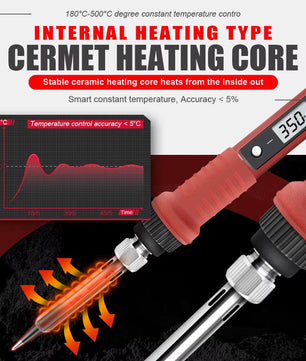 JCD 908S 80W Digital Display Adjustable Soldering Iron كاوية متغيرة الحرارة بالشاشة