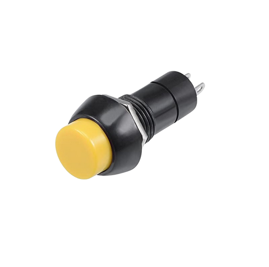 PBS-11B 12mm 2PIN Momentary Self-Reset Round Push Button Switch مفتاح بش بطم