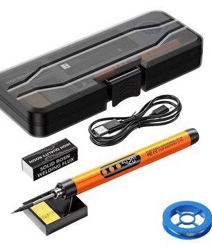 5V C200L Portable Cordless LCD Soldering Iron كاوية لحام شحن محمولة