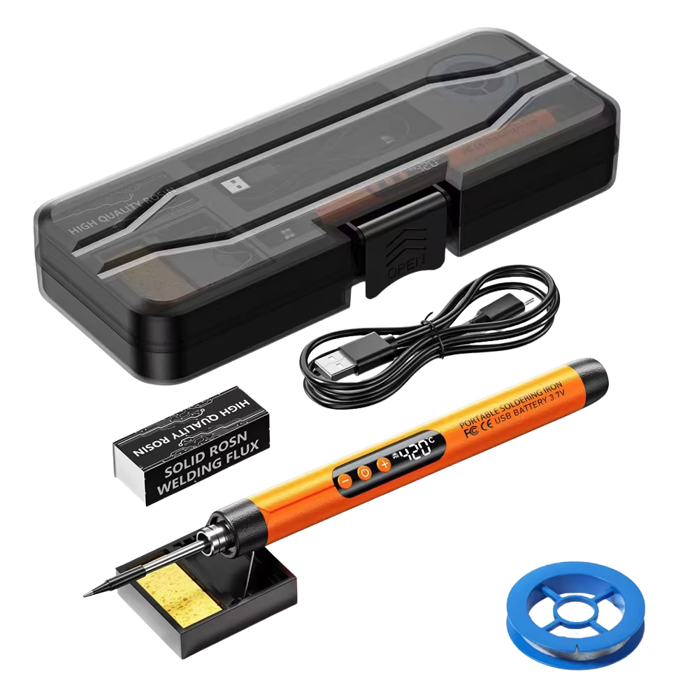 5V C200L Portable Cordless LCD Soldering Iron كاوية لحام شحن محمولة