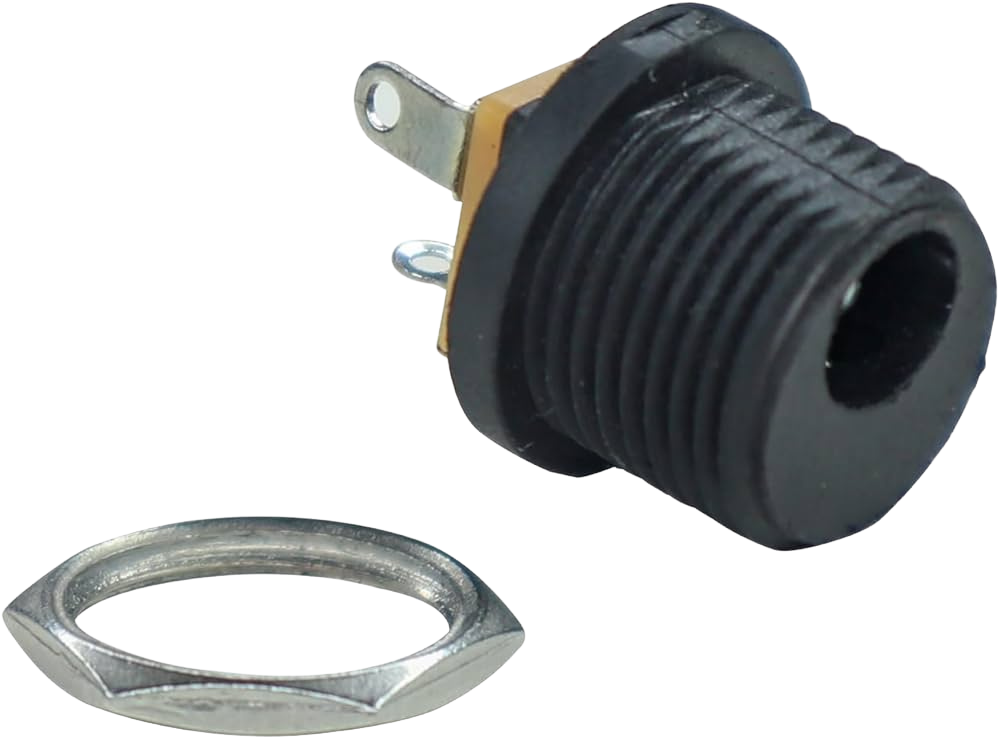 Female DC 5.5*2.2 Power Socket قاعدة باور دائرية